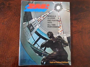 1970 Cincinnati Bengals vs. Detroit Lions Game Program - 09/12/1970 - Picture 1 of 3