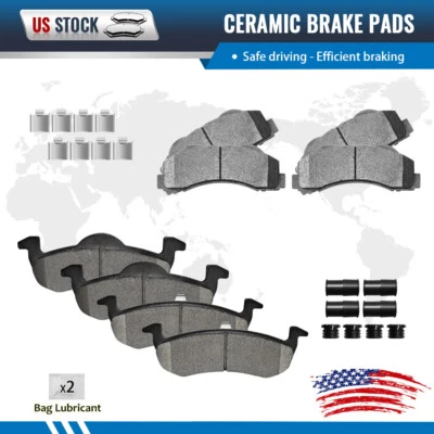 Комплект передних и задних керамических тормозных колодок для Ford Expedition Lincoln Navigator 5,4 л - Изображение 1 из 4