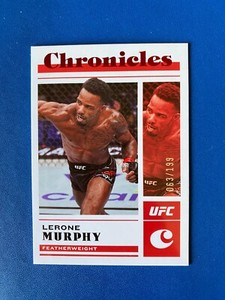 Lerone Murphy 2023 UFC Chronicles Red Parallel SP /199 Card No. 37 Featherweight