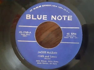 JACKIE MCLEAN 116th Lenox/What's New 7" Blue Note Records 45 RVG Walter Bishop - Picture 1 of 2