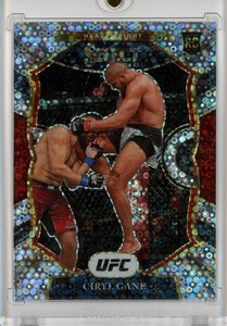 2021 Panini Select Ufc Ciryl Gane Disco 98 Rc