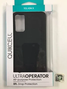 NEW Quikcell ULTRAOperator Protective Case for TCL ION X - ARMOR BLACK - Picture 1 of 5