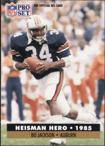 1991 Pro Set #42 - Bo Jackson Heisman Hero - Picture 1 of 2