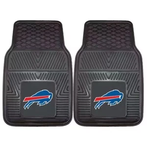 Buffalo Bills NFL - 2-piece Vinyl Car Mat Set Mats Football 17"x27" - Picture 1 of 1