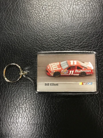 Vintage Bill Elliot Keychain Nascar Budweiser #11 Cover