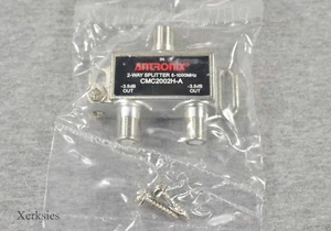 Antronix 2-way RG6 Coax Splitter Signal High Performance CMC2002H Cable TV HD - Picture 1 of 3
