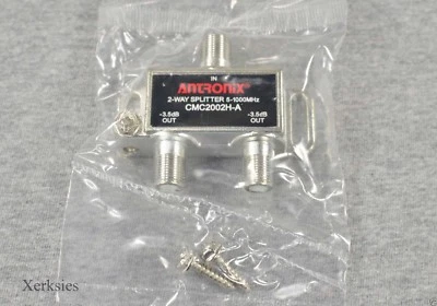 Antronix 2-way RG6 Coax Splitter Signal High Performance CMC2002H Cable TV HD - Image 1 of 3