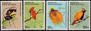 1970 Papúa Nueva Guinea Aves del Paraíso Set de 4 Como Nuevo Nunca Bisagras, Limpio - Imagen 1 de 1