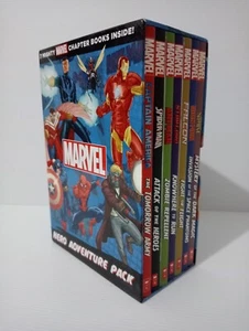 Marvel Hero Adventure Pack Scholastic Boxset 7 Books Slip Case (Paperback 2017)  - Imagen 1 de 8
