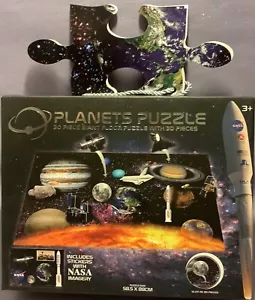 NASA Planets Puzzle 30 piece giant floor puzzle with 3D pieces - Picture 1 of 2