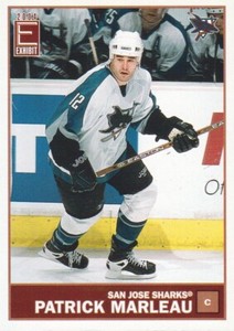 2003-04 Pacific Exhibit Hockey Blue Back #129 Patrick Marleau 142/275