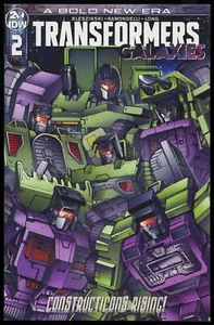 Transformers : Galaxies #2 (2RI cover) 1:10 cover ~ IDW - Picture 1 of 2