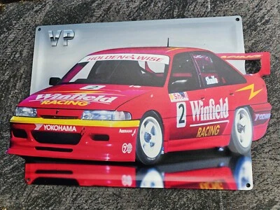 Holden 1994 VP Commodore Mark Skaife EMBOSSED Tin Metal Sign 35x23cm NEW - image 1 of 3
