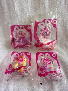 McDonalds 2014 Happy Meal MY LITTLE PONY 1-4 Princess Twilight, Pinkie Pie MORE - Picture 1 of 3