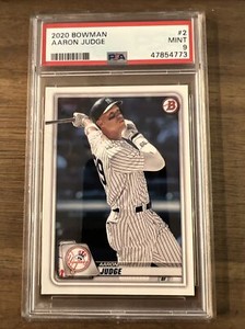 Aaron Judge - 2020 Bowman #2  PSA 9   New York Yankees   All-Star          C488