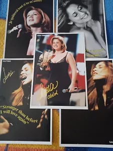 LARA FABIAN 5 Starcards From French Magazines - Picture 1 of 8