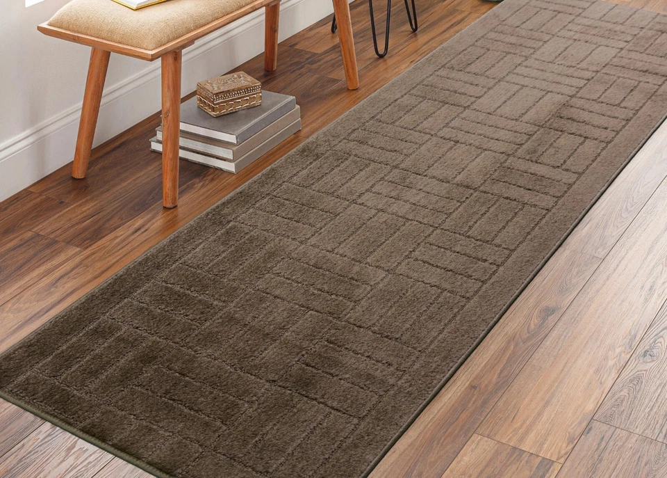 Non-slip, Machine Washable, Hallway, Kitchen Runner Rug, Your Choice of Length - Image 1 of 4