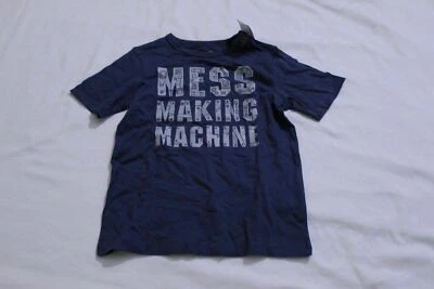 The Children's Place Boy's S/S Mess Making Machine Tee NA8 Odyssey Gray Size 4T - Image 1 of 3