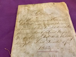 FORT CONSTITUTION 1853 CANNONS ARTILLERY US ARMY REPORT SGN W AUSTINE COMDG1751 - Picture 1 of 22