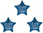 Lot de 3 décorations ballon de fête étoile bleue étoile de 2022 