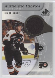 2005-06 SP Game Used Edition Authentic Fabrics Simon Gagne #AF-SG