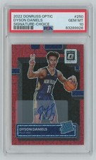 2022-23 Donruss Optic Basketball Rated RC Choice Auto Dyson Daniels #250 PSA 10