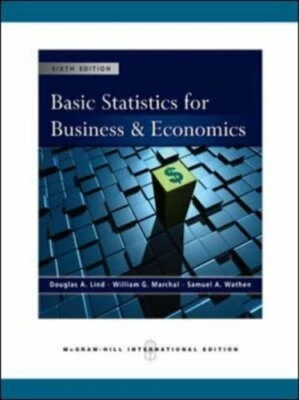 Basic Statistics for Business and Economics by Wathen, Samuel A. Paperback Book - Image 1 of 2