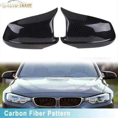 Carbon Fiber Side Mirror Cap Cover Fit For 2011-2013 BMW F10 535i 550i 530d 528i Foto 1 de 4