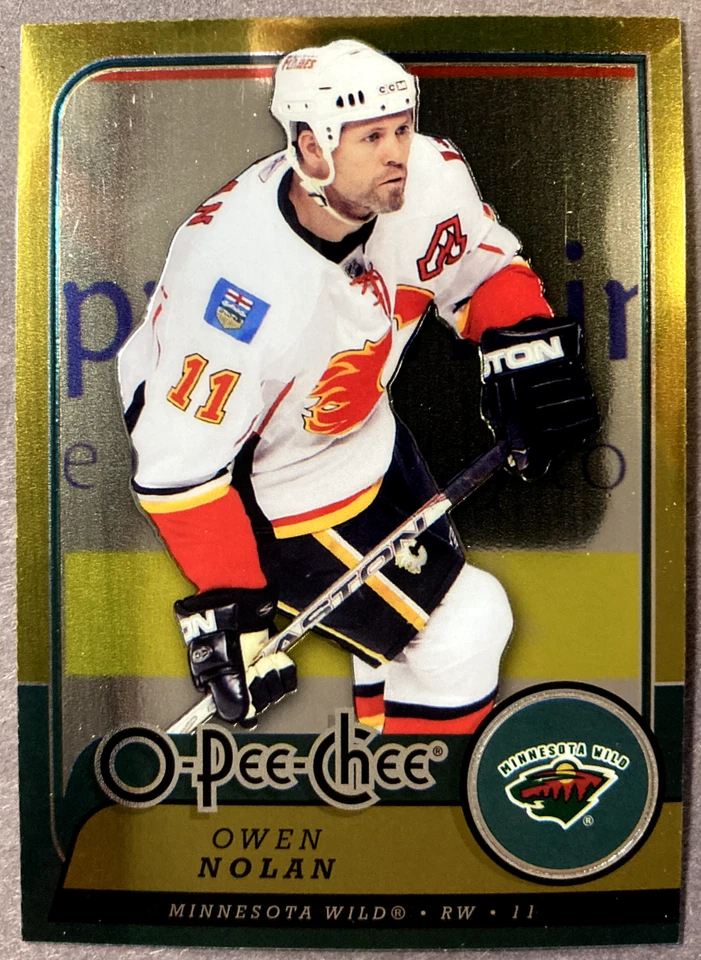 2008-09 O-Pee-Chee Metal Parallel #275 Owen Nolan Minnesota Wild - Image 1 of 1