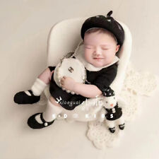 Newborn Photography Props Baby Girl Princess Dress Kids Clothing Hat Rabbit Doll