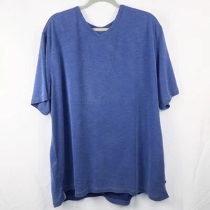Tommy Bahama Blue Islandzone Short Sleeve V-Neck Pullover Shirt Men's Size XXXL - Picture 1 of 6