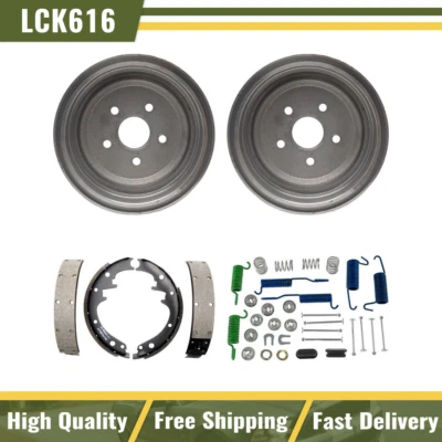 Tambores de freno traseros y zapatas de freno accesorios para Ford E-100 Econoline 1969 1970-1972 Foto 1 de 4