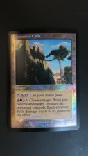 Onslaught ** Contested Cliffs (FOIL) ** Mtg Magic (EX+/LP) #2