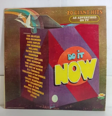 Do It Now 20 Giant Hits LP Original 1970 RONCO LP-1001 - Image 1 of 4