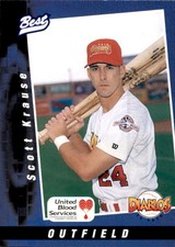 1997 El Paso Diablos Best #6 Scott Krause Willowick Ohio OH Baseball Card