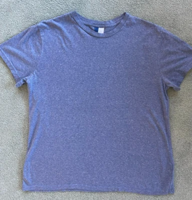 Divided by H&M Men's X Large Short Sleeve Blue Heather Short Sleeve T - Image 1 of 3