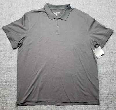 Nueva camisa polo Great Northwest para hombre XL gris cuello liso manga corta Foto 1 de 4
