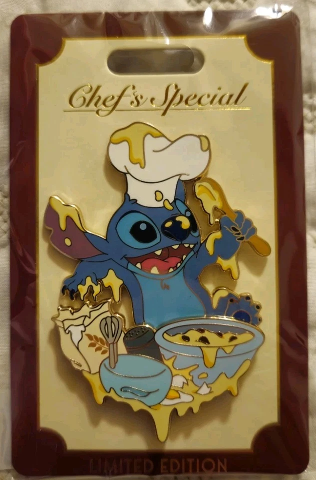 Disney WDI MOG Mickey’s of Glendale Chef’s Special Series 3 Lilo & Stitch Pin LE - Image 1 of 1
