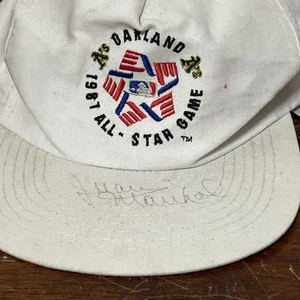 Juan Marichal handsignierte Vintage 1987 All Star Game Mütze von Oakland A’s - Bild 1 von 8