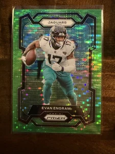 Evan Engram 2023 Panini Prizm #135 Jacksonville Jaguars Neon Green Pulsar - Picture 1 of 4