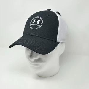 Gorra de golf Under Armour Iso-Chill Driver para hombre negra blanca gorra ajustable malla - Imagen 1 de 9