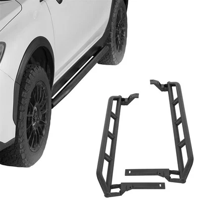 Fit 2013-2017 Subaru XV Crosstrek Steel Tube Slider Rocker Guards Step Nerf Bar - Image 1 of 4
