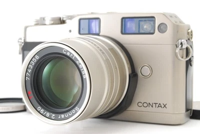 Cámara fotográfica Green Label [como nueva] Contax G1 35 mm Sonnar 90 mm F2,8 de Japón Foto 1 de 4