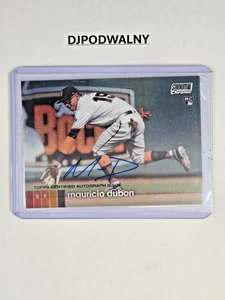 2020 Stadium Club Chrome Mauricio Dubon Auto RC Rookie #UAMD Giants - Picture 1 of 2
