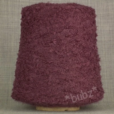 SUPER SOFT KID MOHAIR LOOP YARN MAUVE 250g CONE DOUBLE KNITTING DK BOUCLE WOOL - Image 1 of 3