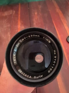 Vivitar Camera Lens Tele Zoom 90-230MM 1:4.5 No 3701100 Only One Lens Cover - Picture 1 of 24