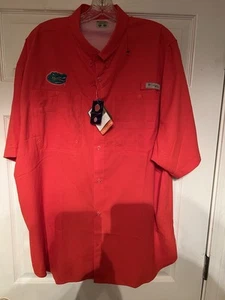 Columbia Performance Florida Gators Orange Vented PFG Angelshirt XXL - Bild 1 von 8