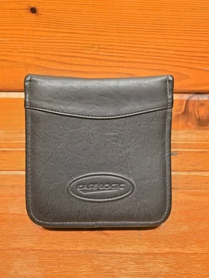 Vintage Case Logic 32 CD Soft Case Holder Faux Leather CD DVD - Image 1 of 4