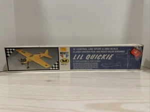 vintage Midwest "Lil Quickie" Control Line Sport & AMA Scale Class 19” Complete - Picture 1 of 9