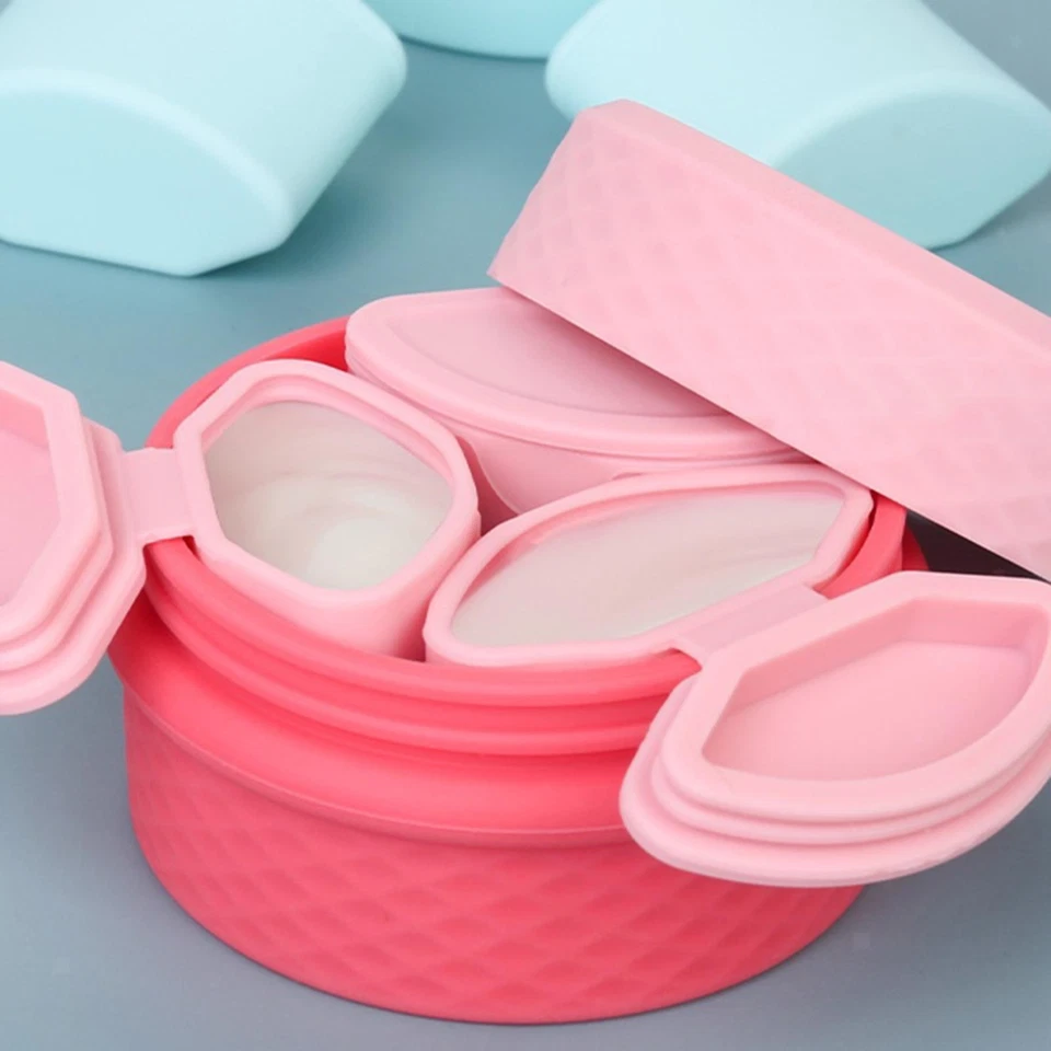 Cosmetics Cream Jars with Lid for Makeup Cream Sample, Cosmetic Nails Powder - Image 1 of 1